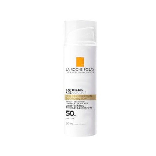 Anthelios Age Correct SPF50 Crema Correttrice quotidiana - Crema antirughe con protezione solare alta - 50 ml
